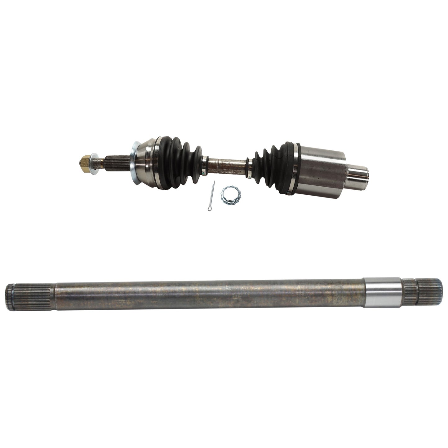 2-Piece Kit Front, Passenger Side Suspension Kit, Includes (1) Axle Assembly and (1) Axle Shaft