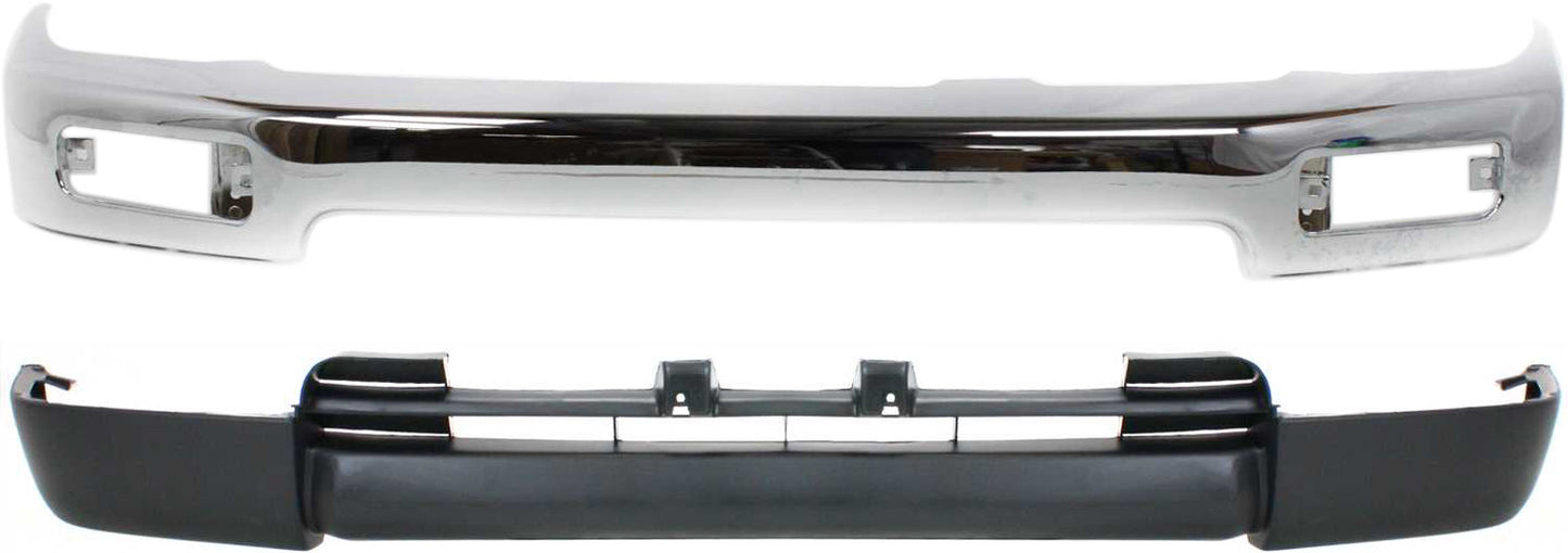 2-Piece Kit, Front Bumper, Sport Utility, Chrome, Includes (1) Bumper and (1) Valance