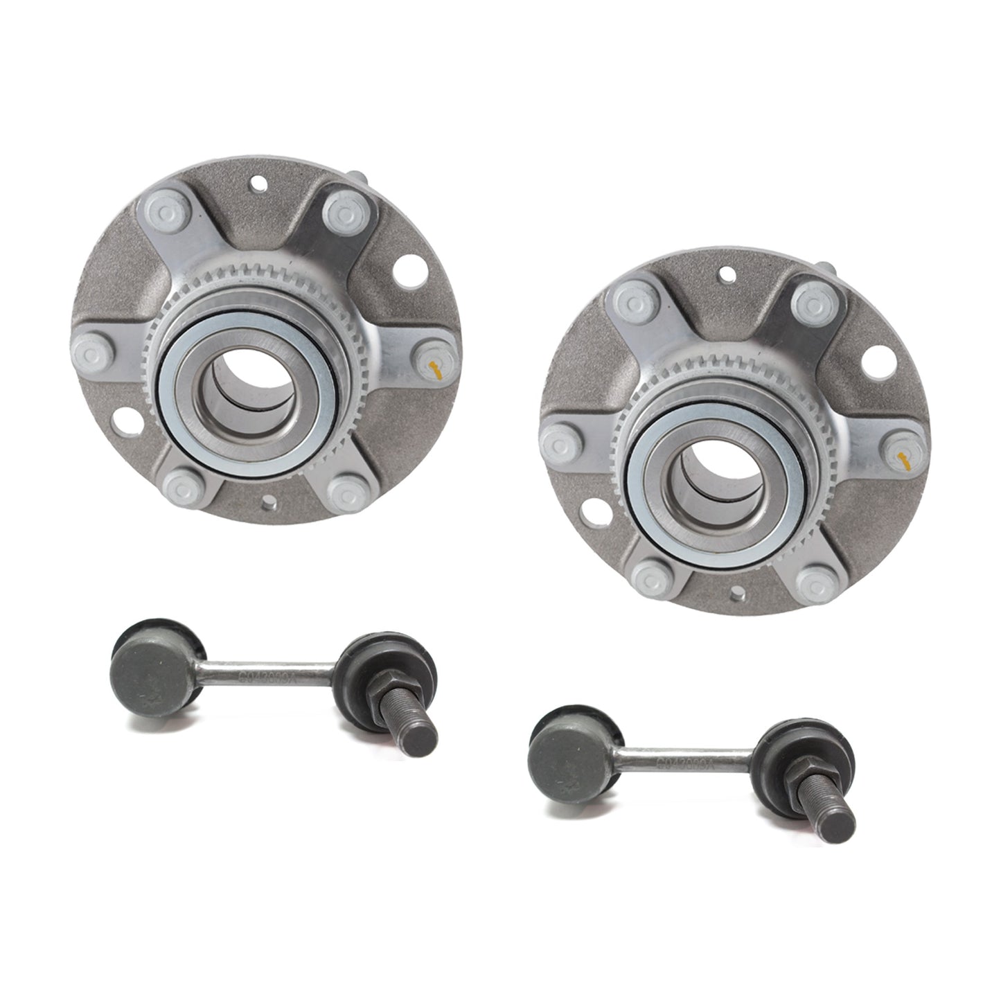 4-Piece Kit Rear Suspension Kit, Includes (2) Wheel Hub and (2) Sway Bar Link