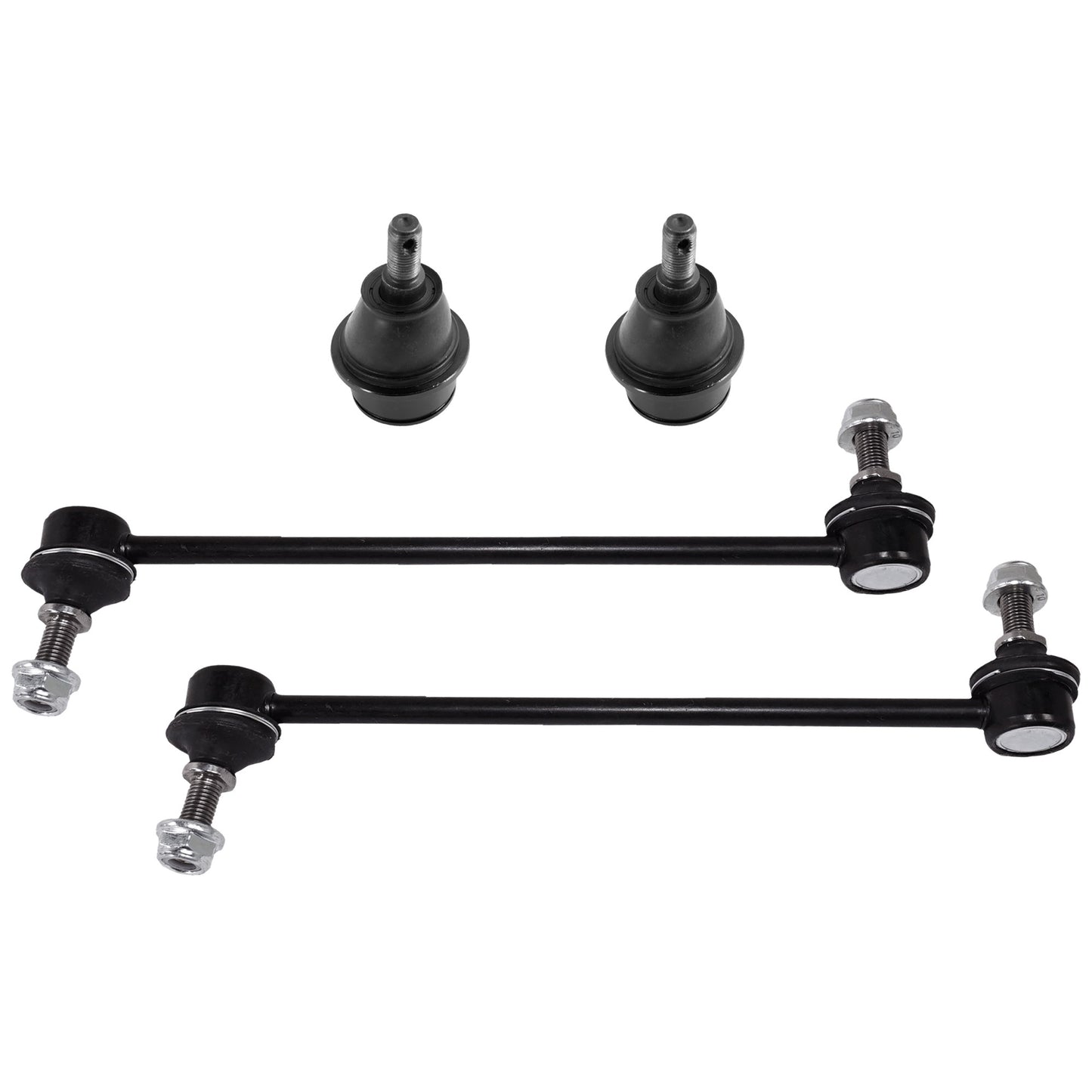 4-Piece Kit Front Suspension Kit, Includes (2) Ball Joint and (2) Sway Bar Link