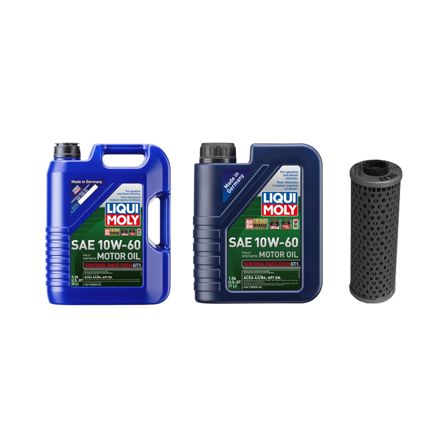 KIT-070224-216 Комплект из 3 предметов, синтетическое моторное масло, оригинальный BMW, включает (2) моторного масла и (1) масляный фильтр