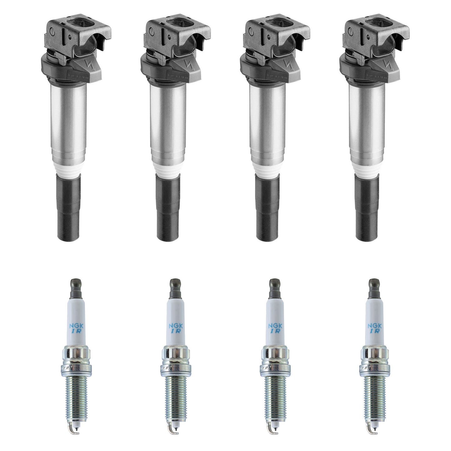 KIT-070224-299 Комплект из 8 катушек зажигания, 1,6 л, 4 цилиндра, оригинальный Mini, включает (4) катушки зажигания и (4) свечи зажигания