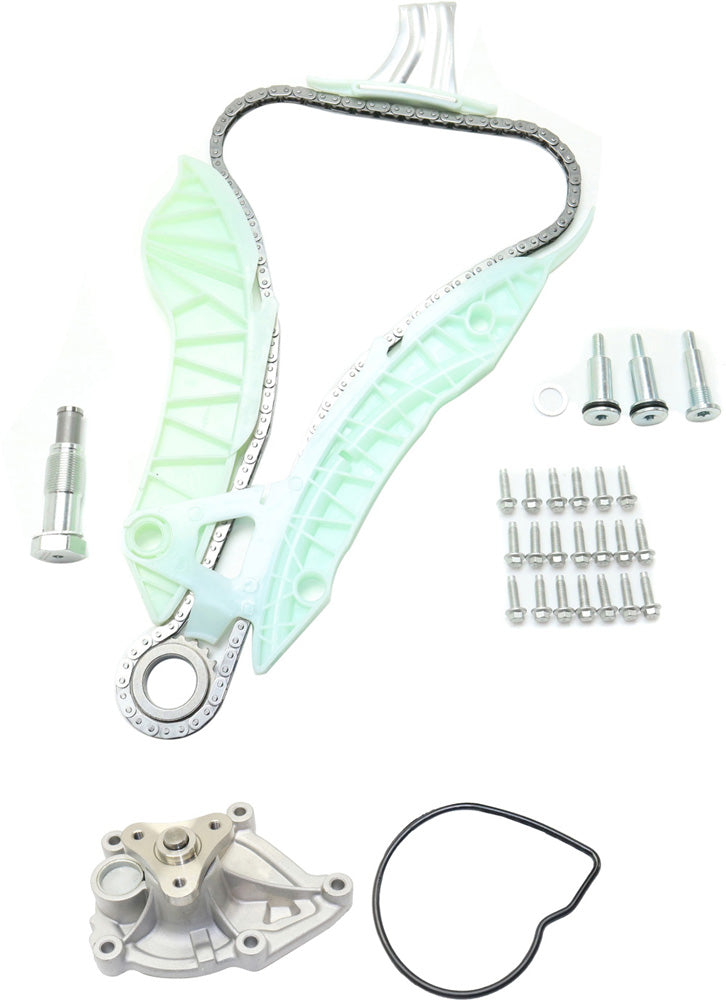 2-Piece Kit Timing Chain Kit, 1.6L, 4Cyl, Includes (1) Timing Chain Kit and (1) Water Pump