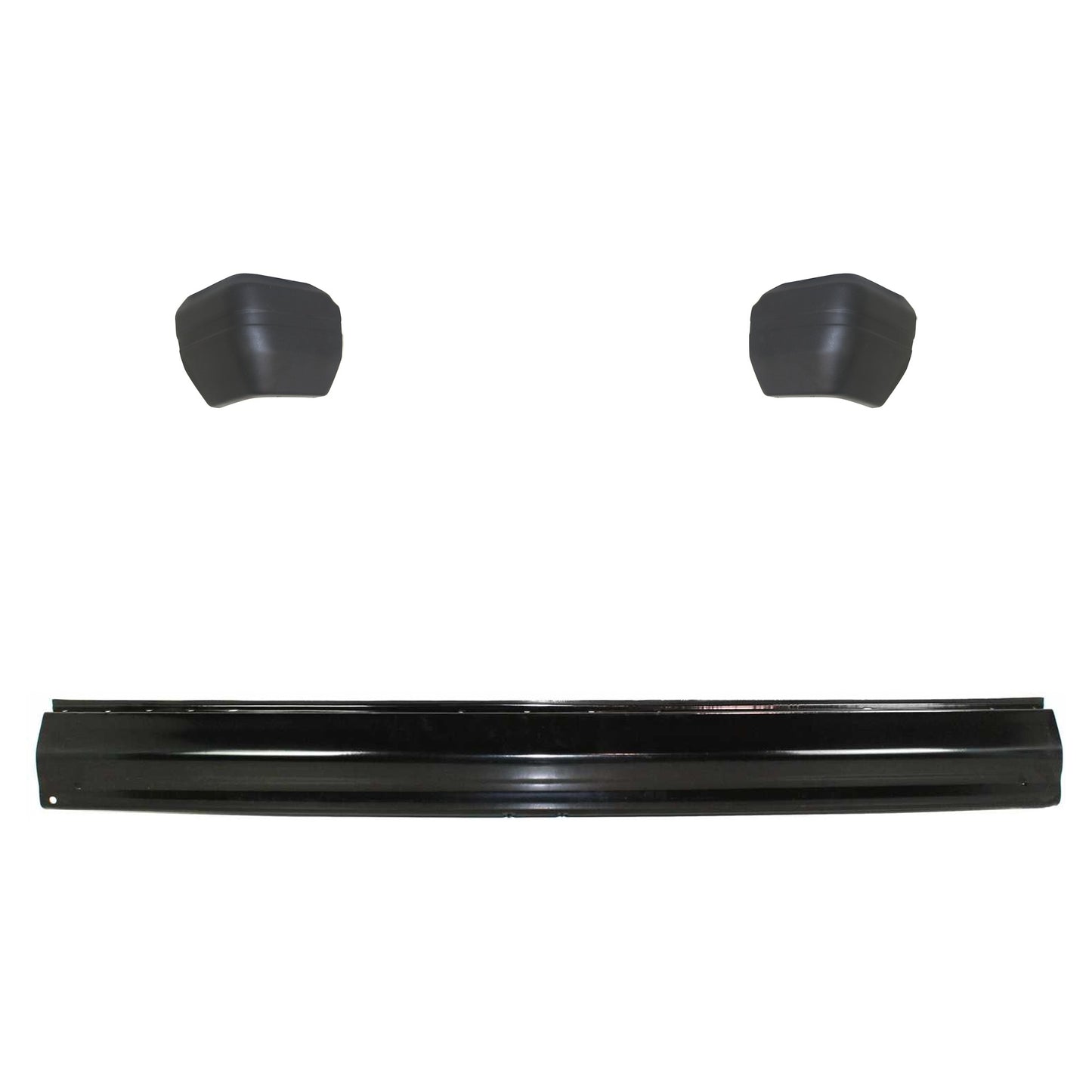 3-Piece Kit, Front, Driver and Passenger Side Bumper, Sport Utility, Paint to Match, Includes (1) Bumper and (2) Bumper End