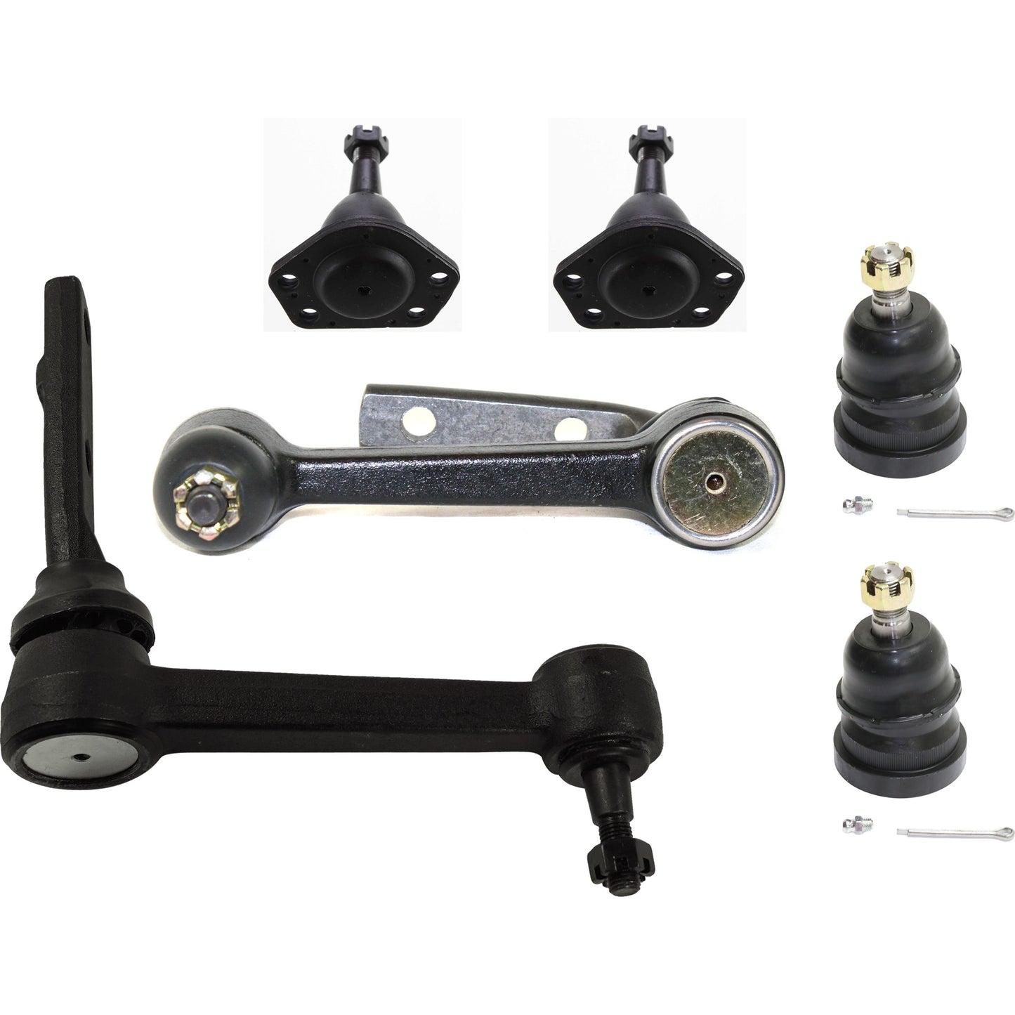 6-Piece Kit Idler Arm, Includes (4) Ball Joint and (2) Idler Arm