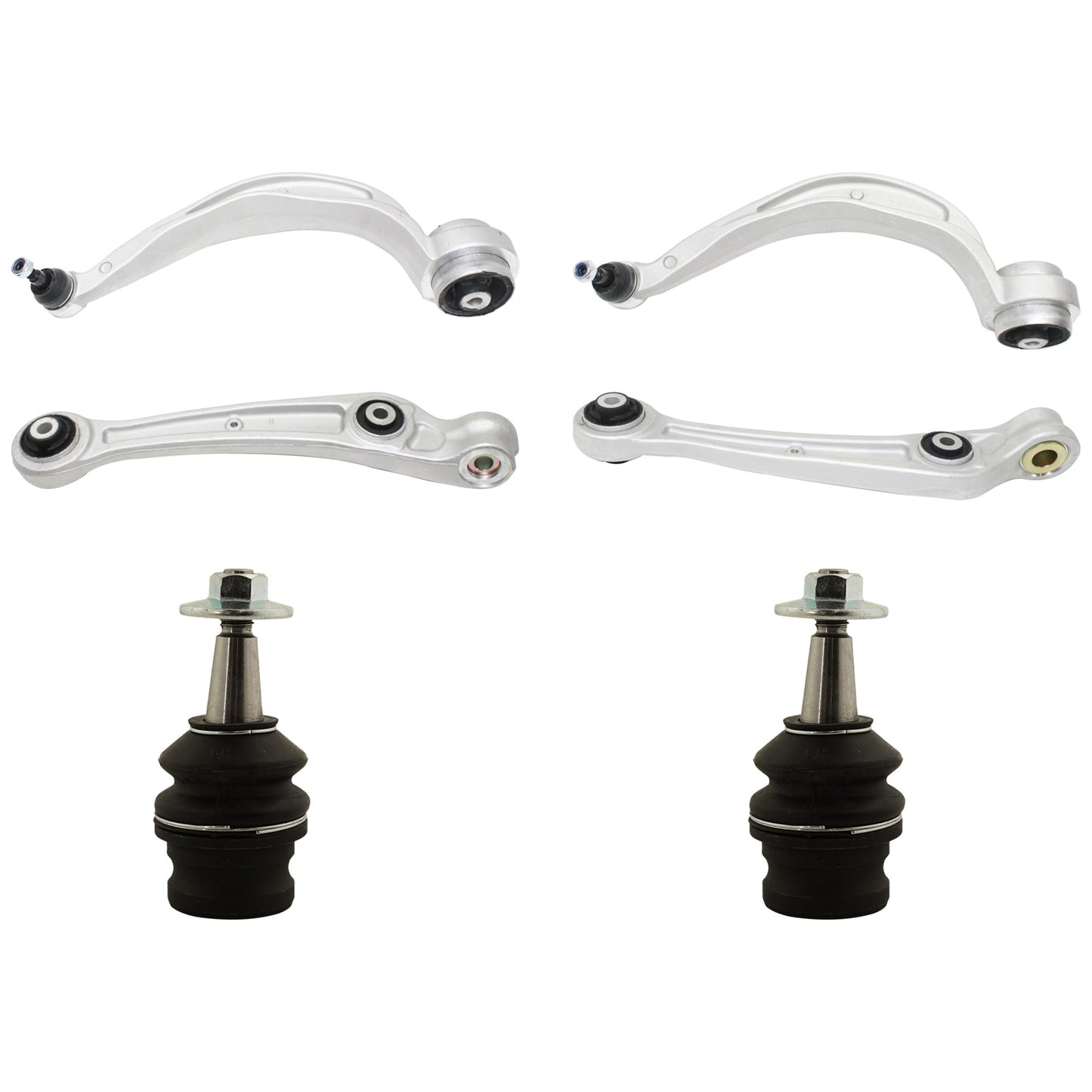 6-Piece Kit Control Arm Includes (2) Ball Joint and (4) Control Arm