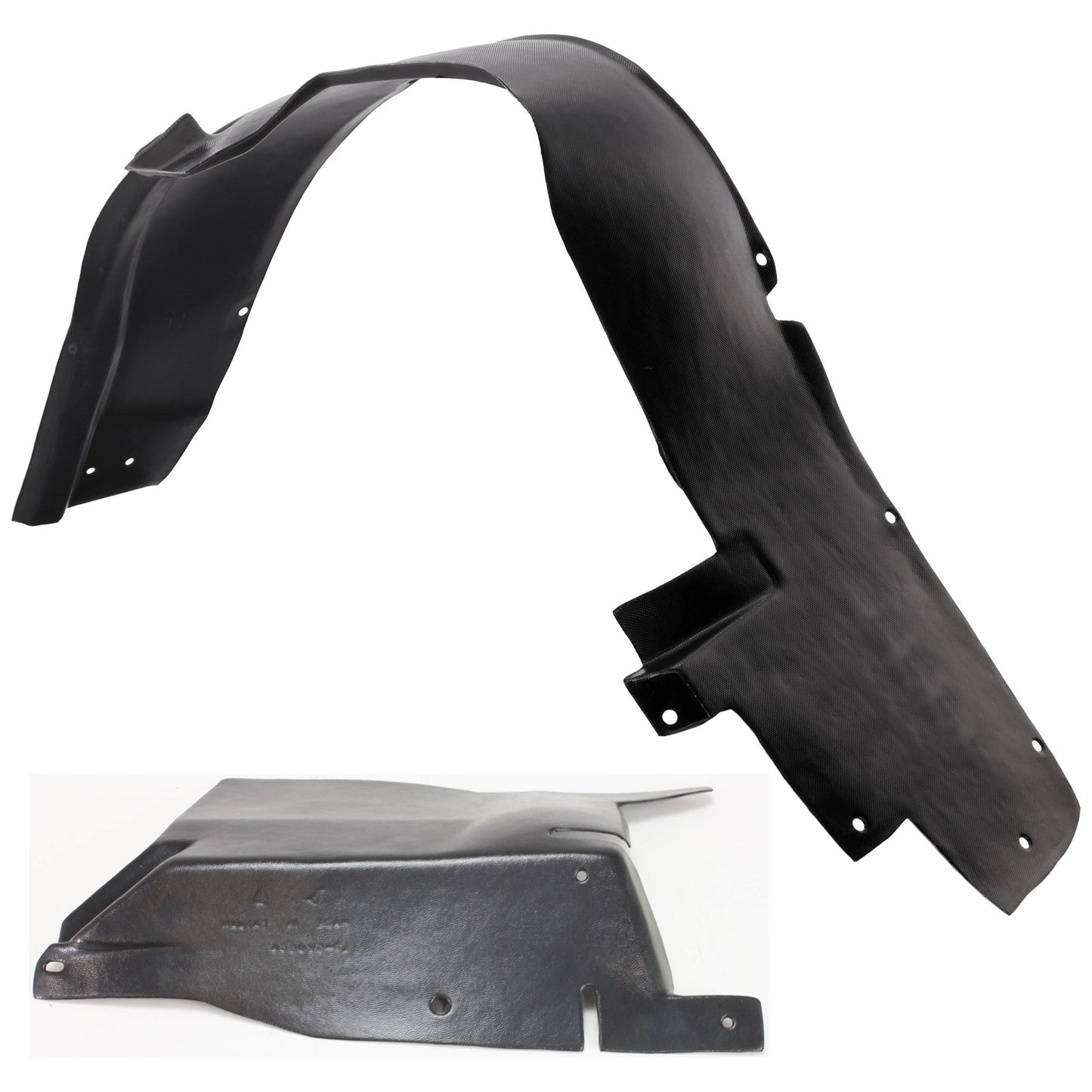 2-Piece Kit, Front, Driver Side Fender Liner, Includes (1) Engine Splash Shield and (1) Fender Liner