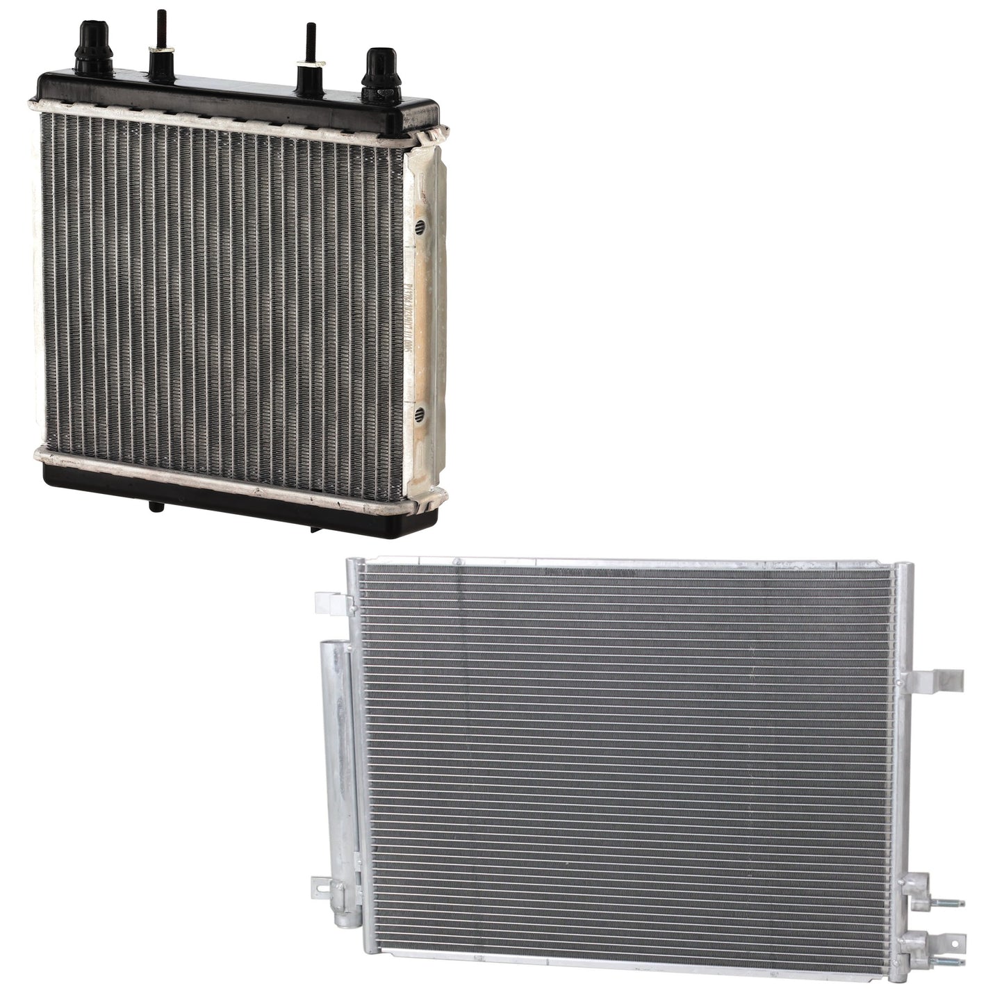 2-Piece Kit A/C Condenser, includes (1) A/C Condenser and (1) Radiator, 6.2L Eng., 8 Cyl.