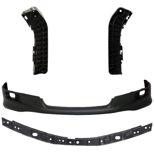 4-Piece Kit Valance, Spoiler, Primed Includes (2) Bumper Bracket, (1) Bumper Retainer, and (1) Valance