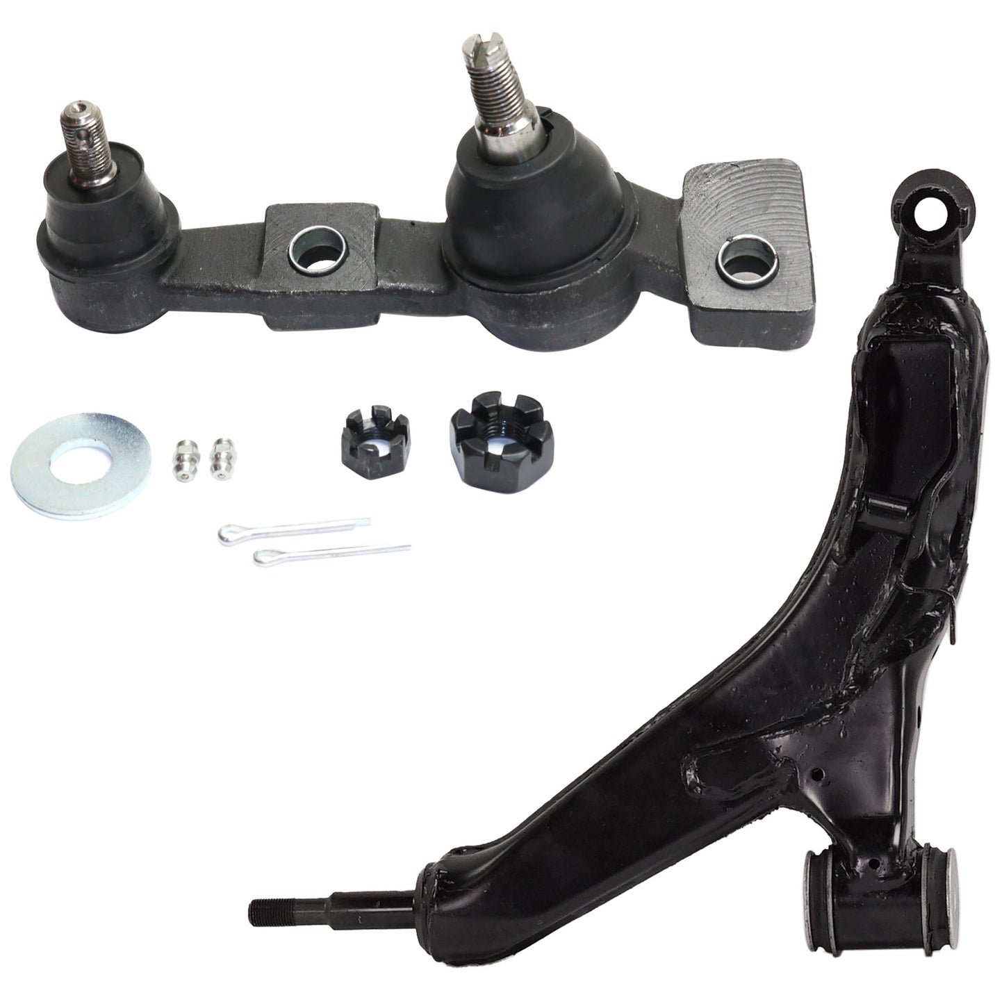 2-Piece Kit Control Arm Includes (1) Ball Joint and (1) Control Arm
