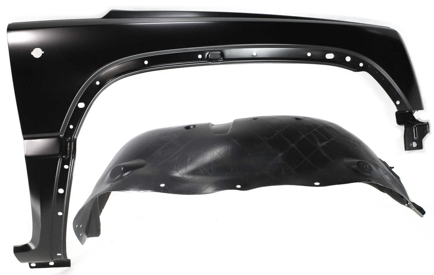 2-Piece Kit, Front, Passenger Side Fender, Includes (1) Fender and (1) Fender Liner