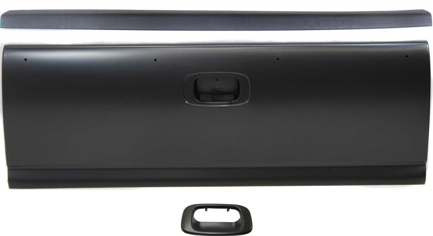 3-Piece Kit Tailgate, Primed, Includes (1) Tailgate, (1) Tailgate Handle Bezel, and (1) Tailgate Molding