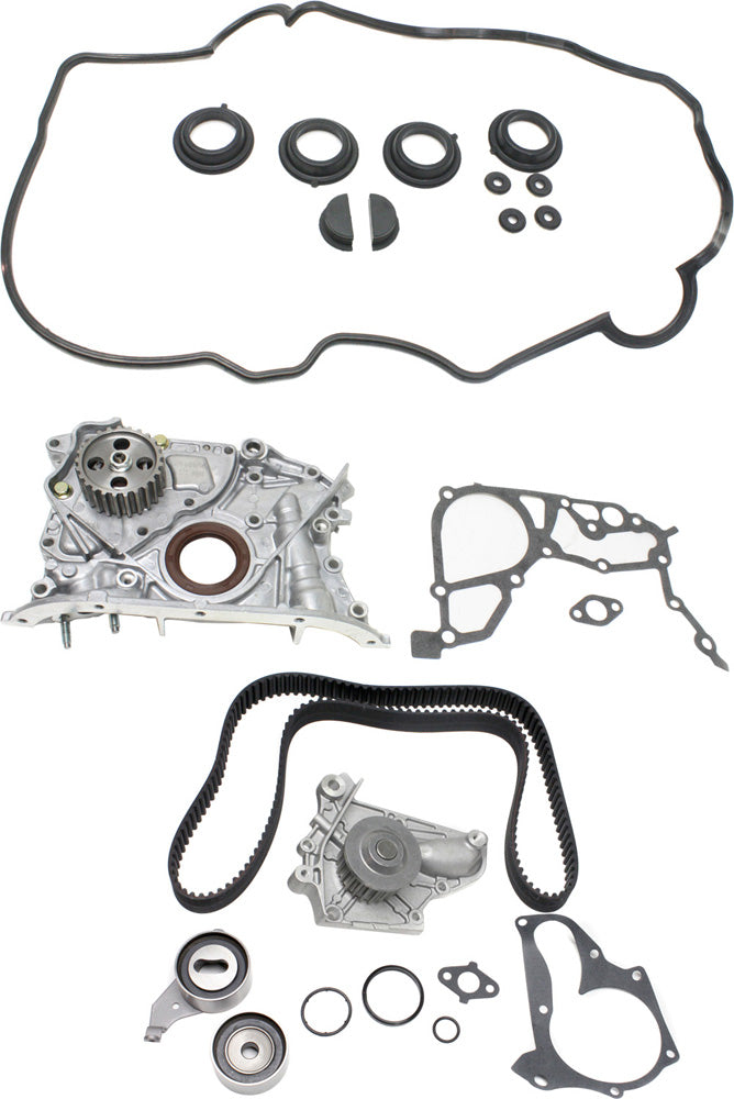 3-Piece Kit Timing Belt Kit, 2.2L, 4Cyl Water Pump Included, Includes (1) Timing Belt Kit, (1) Valve Cover Gasket and (1) Oil Pump