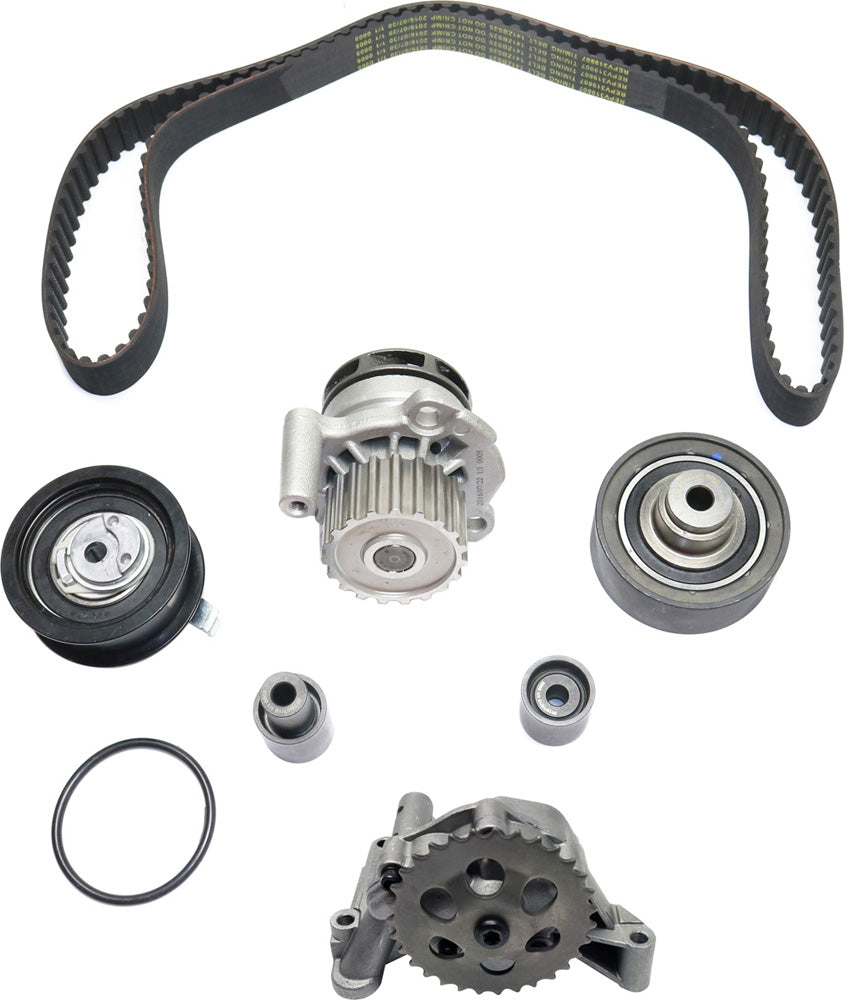 2-Piece Kit Timing Belt Kit, 1.9L, 4Cyl Water Pump Included Includes (1) Oil Pump and (1) Timing Belt Kit