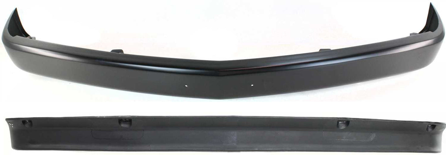 2-Piece Kit, Front Bumper, Painted Black, Includes (1) Bumper and (1) Valance