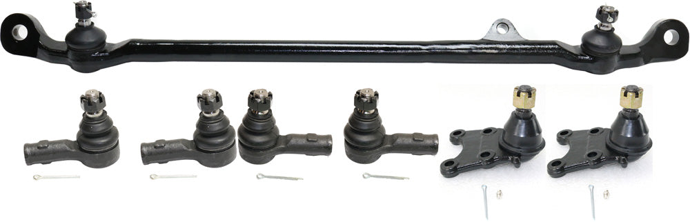 7-Piece Kit Front Suspension Kit, Includes (2) Ball Joint, (1) Center Link and (4) Tie Rod End