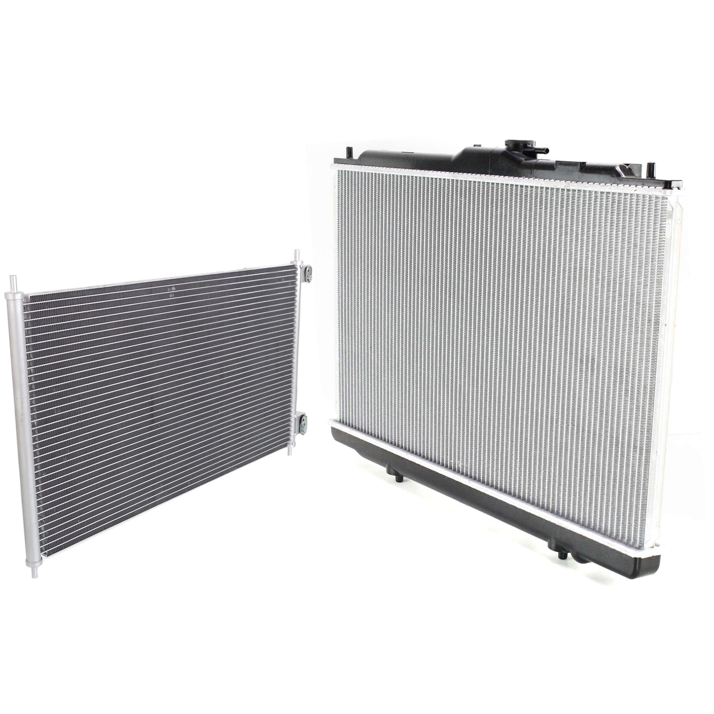 2-Piece Kit Radiator, Includes (1) A/C Condenser and (1) Radiator
