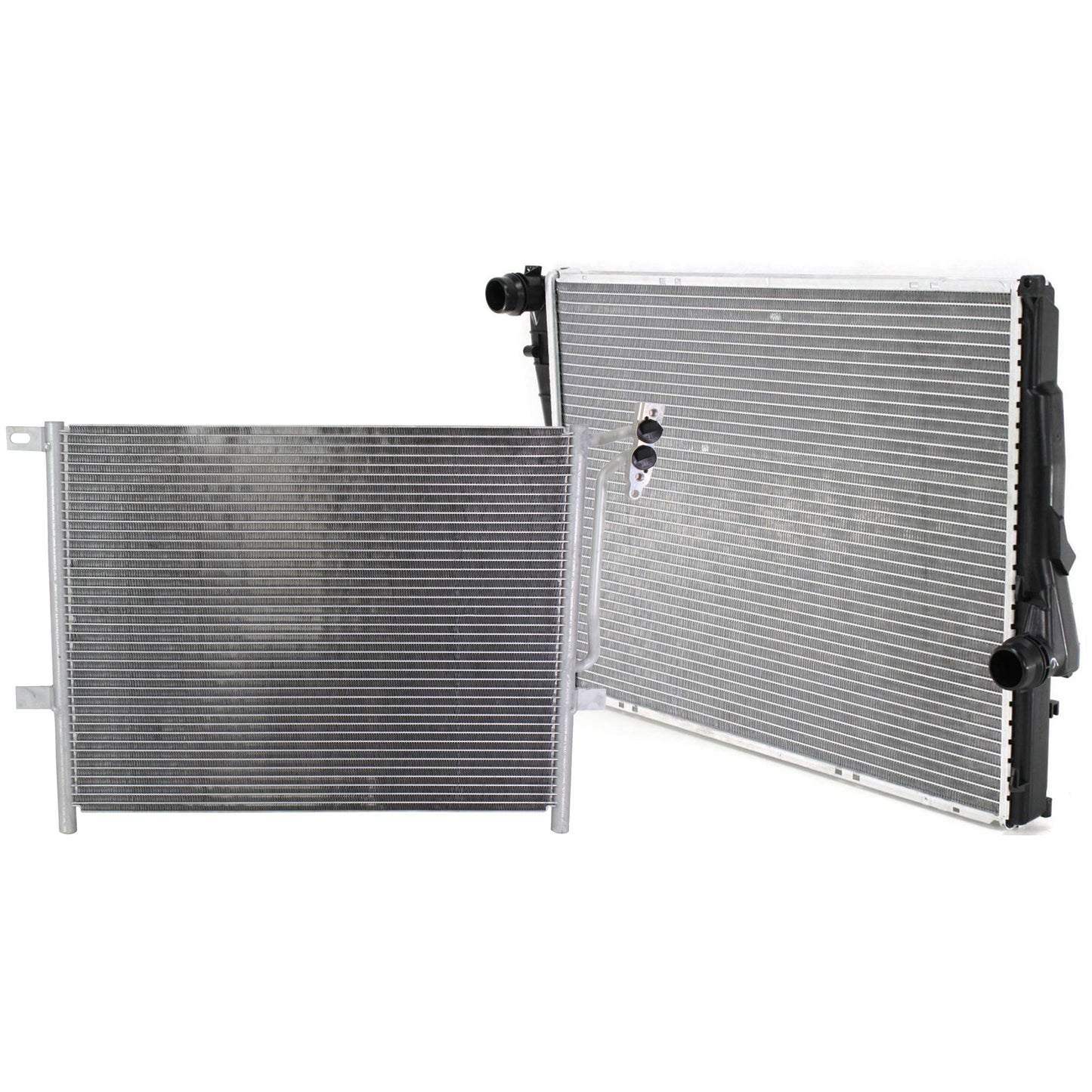 2-Piece Kit Radiator, Includes (1) A/C Condenser and (1) Radiator