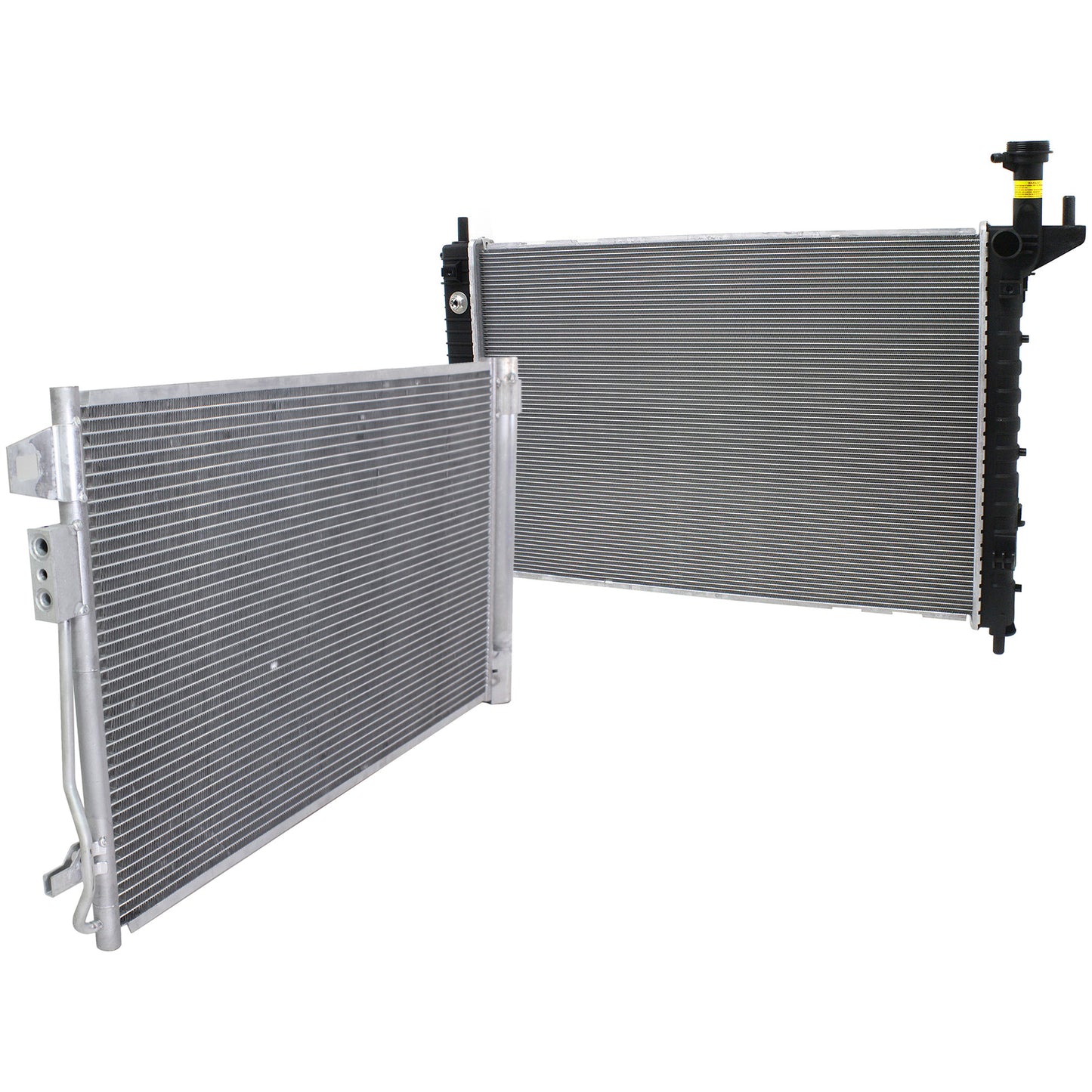 2-Piece Kit Radiator, 3.6L, 6Cyl, Includes (1) A/C Condenser and (1) Radiator