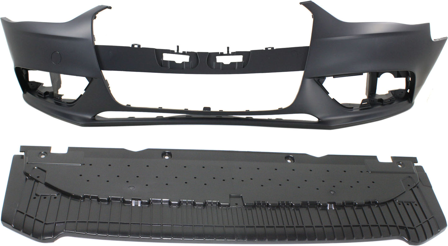 2-Piece Kit, Front Primed Bumper Cover, Includes (1) Bumper Cover and (1) Valance