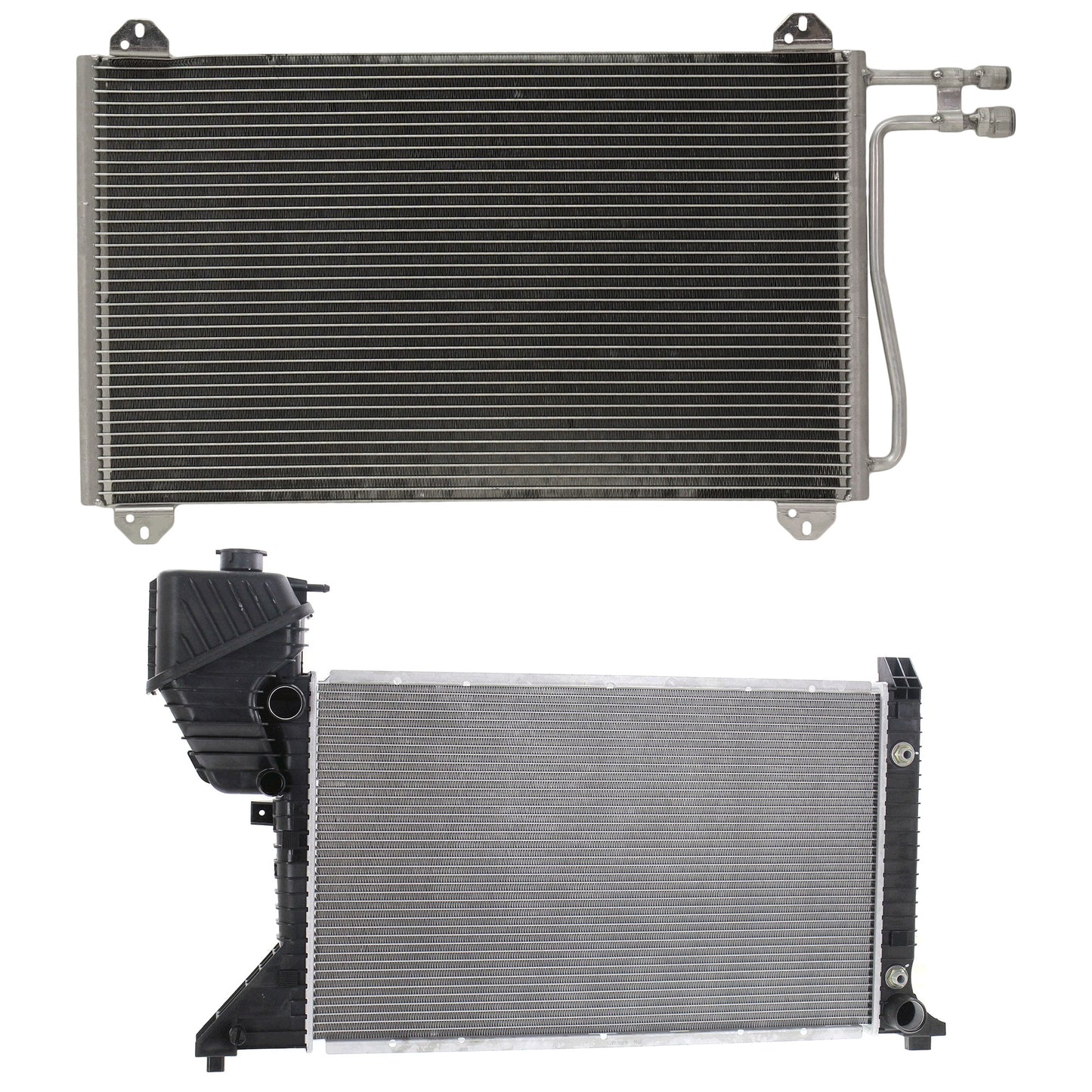 2-Piece Kit Radiator, 2.7L, 5Cyl, Includes (1) A/C Condenser and (1) Radiator
