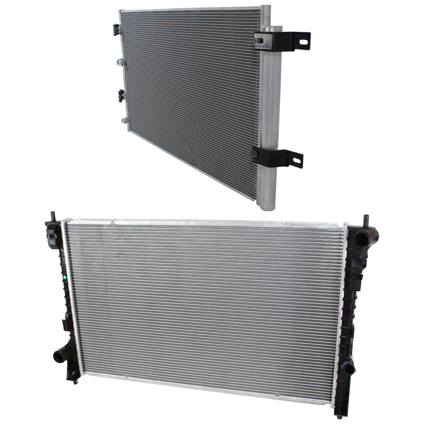 2-Piece Kit Radiator, 3.5L, 6Cyl, Includes (1) A/C Condenser and (1) Radiator