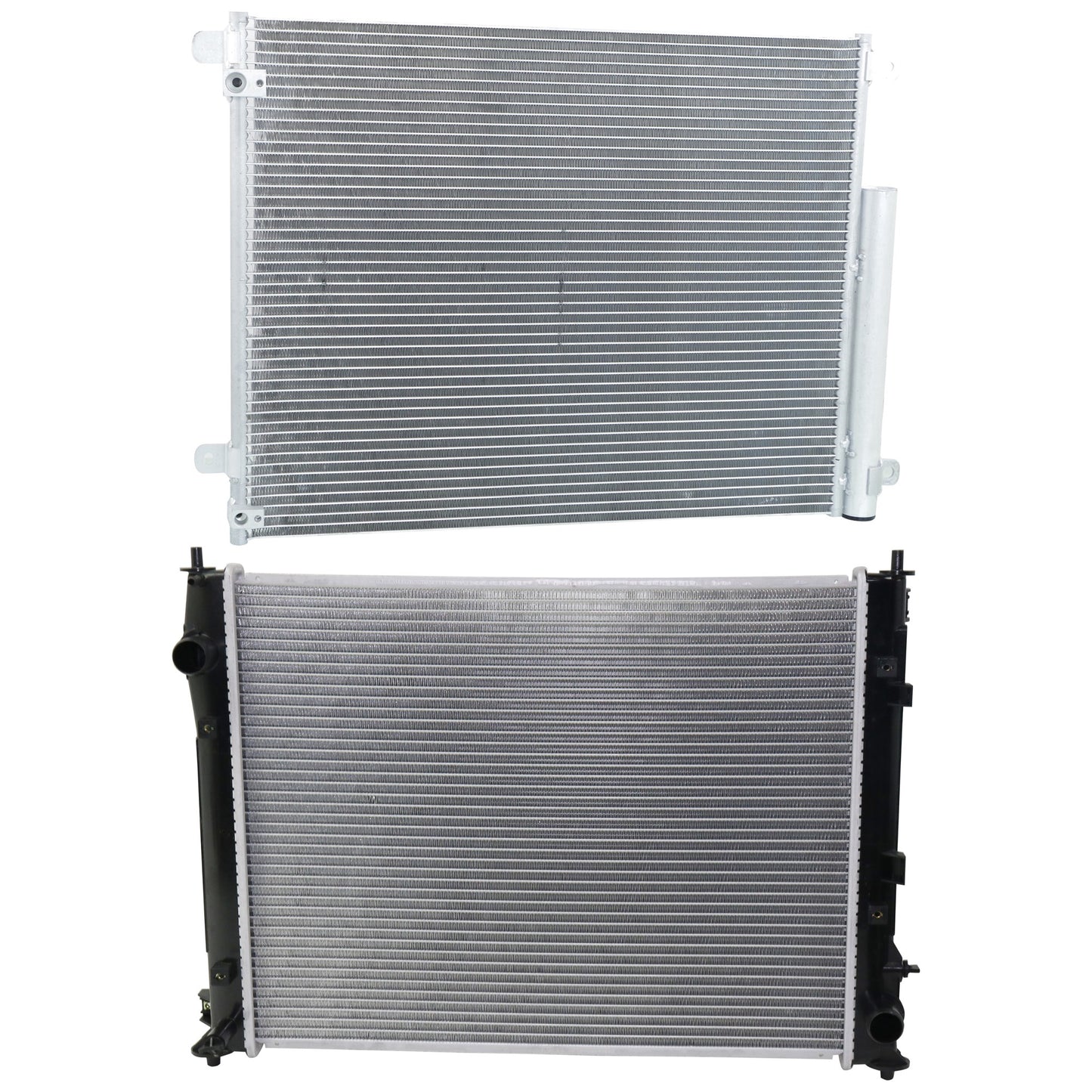 2-Piece Kit Radiator, 2.0L, 4Cyl, Includes (1) A/C Condenser and (1) Radiator