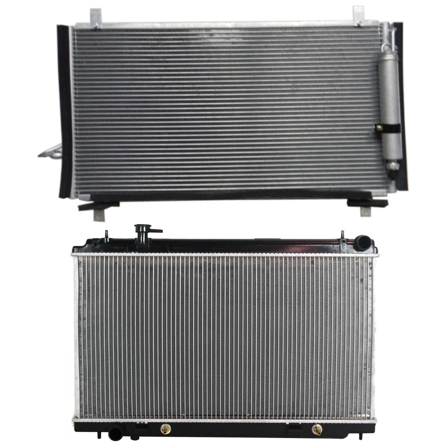 2-Piece Kit Radiator, 3.5L, 6Cyl, Includes (1) A/C Condenser and (1) Radiator