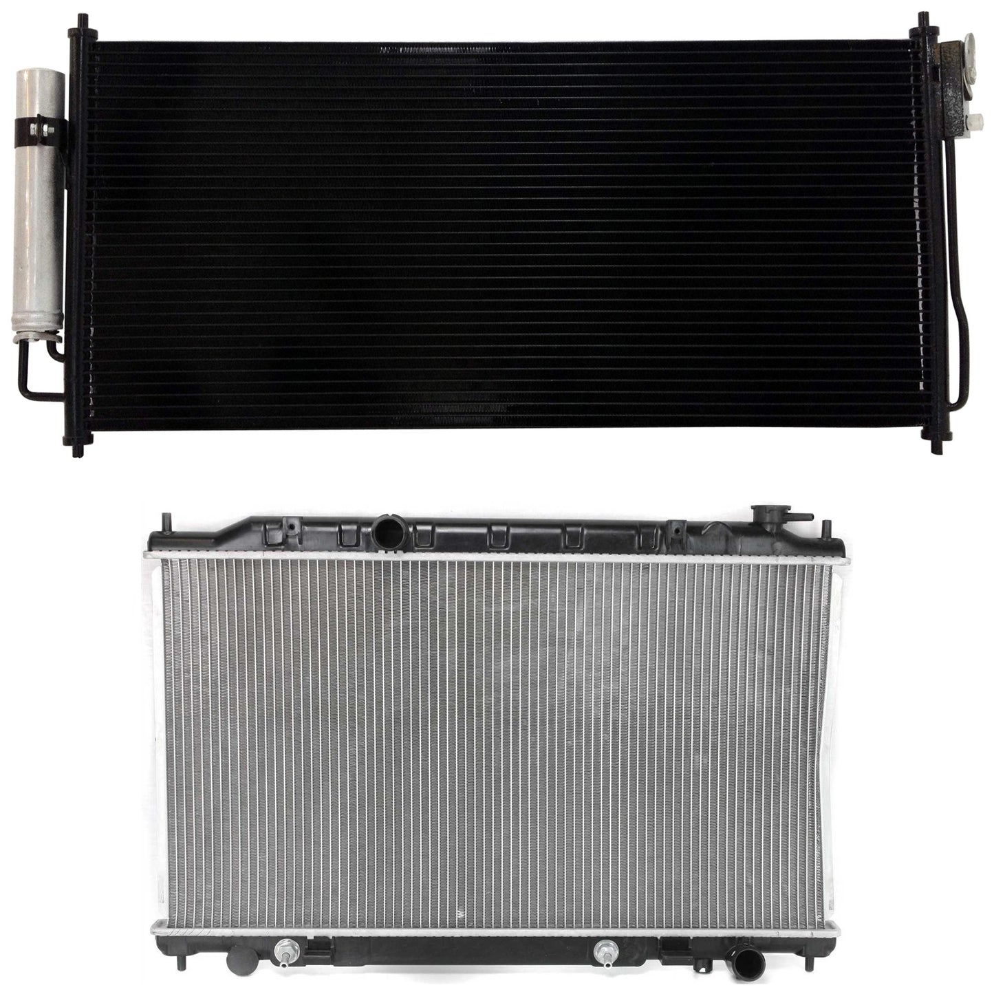 2-Piece Kit Radiator, 3.5L, 6Cyl, Includes (1) A/C Condenser and (1) Radiator