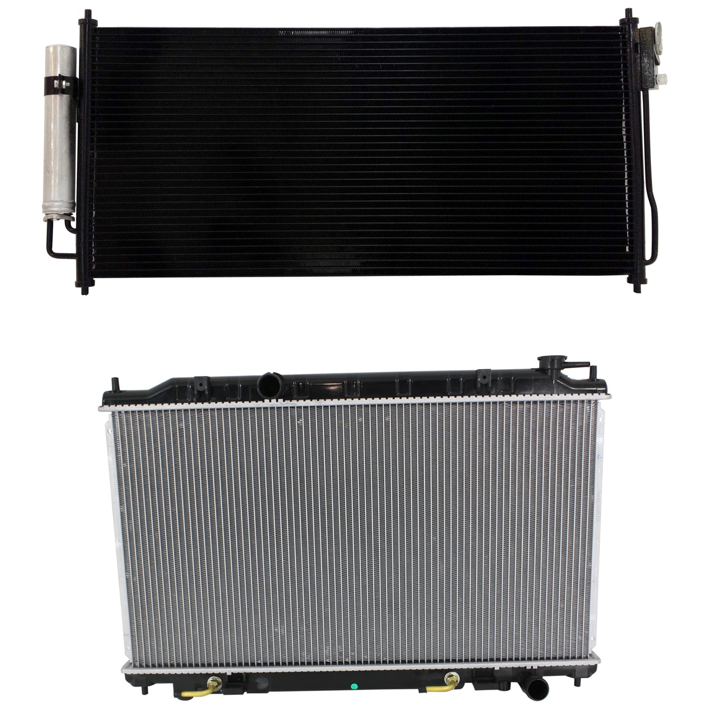 2-Piece Kit Radiator, 3.5L, 6Cyl, Includes (1) A/C Condenser and (1) Radiator