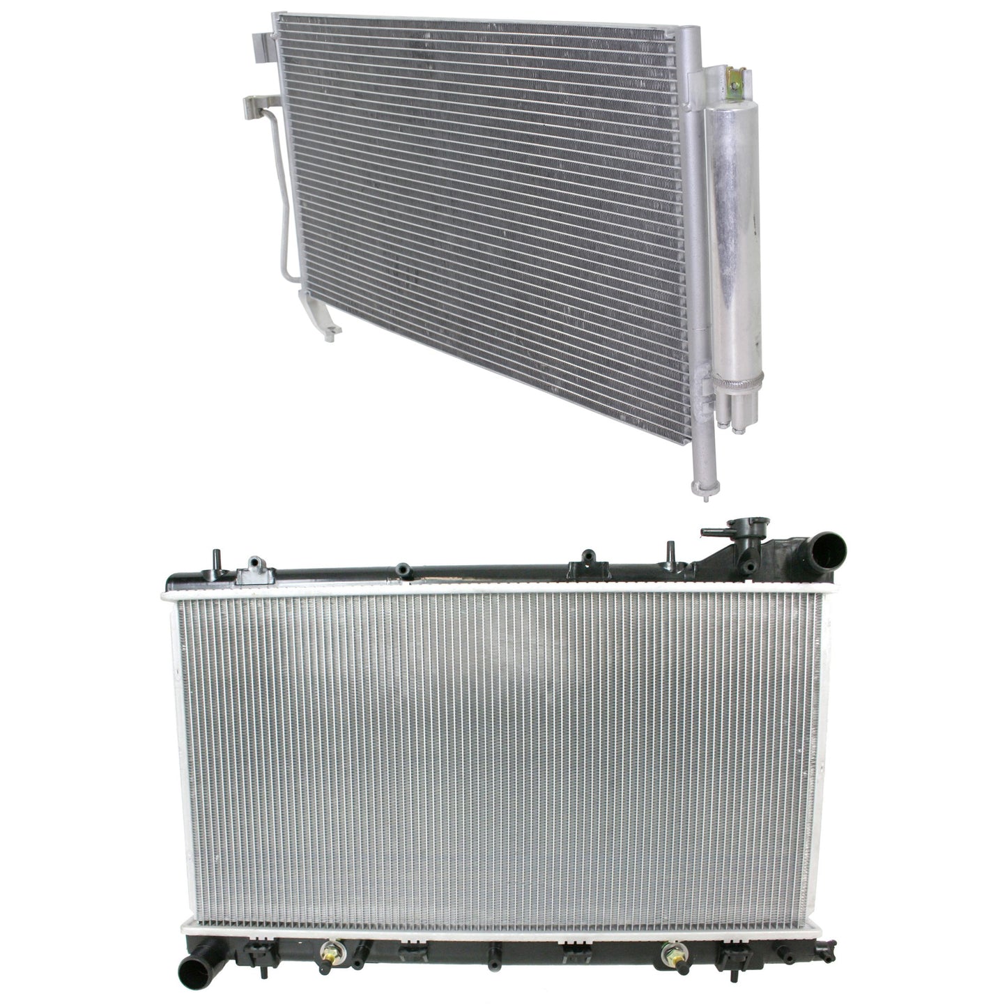 2-Piece Kit Radiator, 2.5L, 4Cyl, Includes (1) A/C Condenser and (1) Radiator