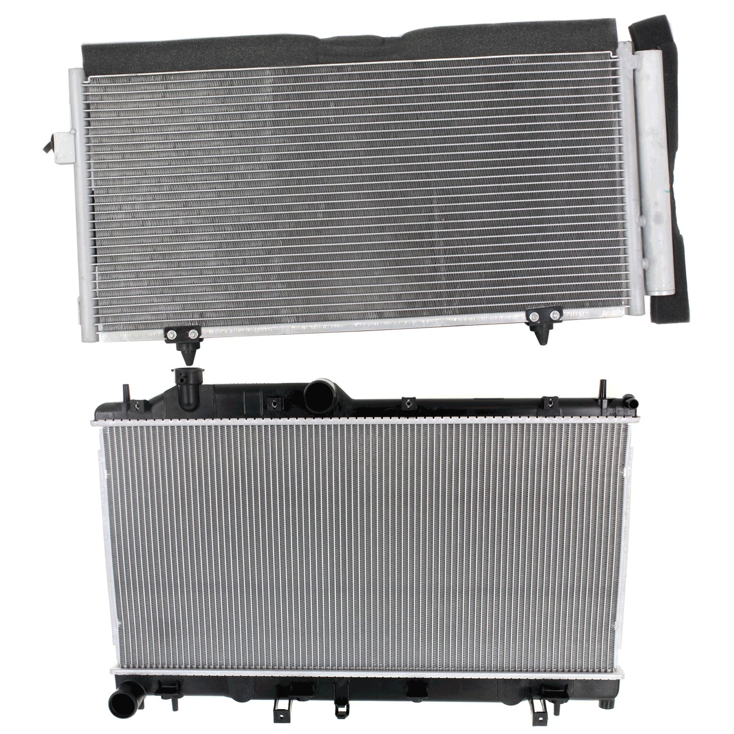 2-Piece Kit Radiator, 2.5L, 4Cyl, Includes (1) A/C Condenser and (1) Radiator