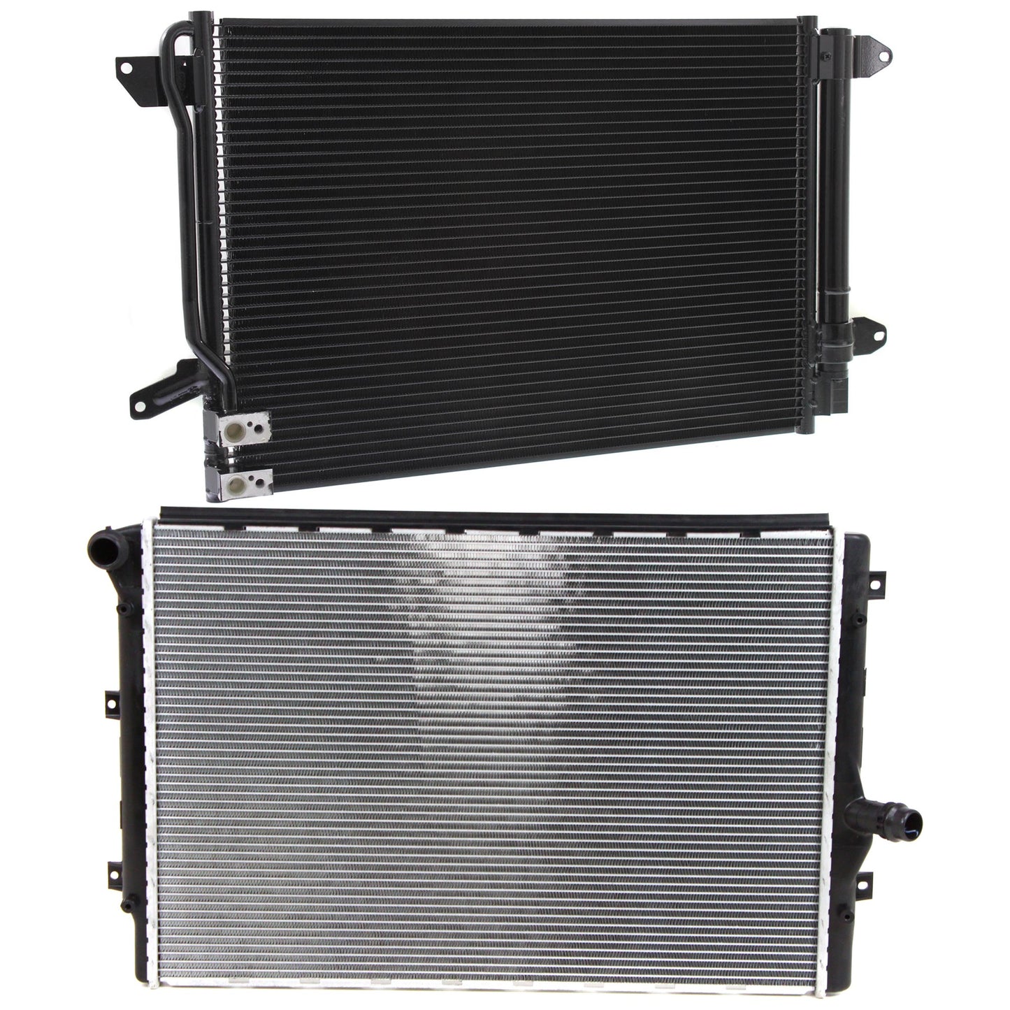 2-Piece Kit Radiator, 2.0L, 4Cyl, Includes (1) A/C Condenser and (1) Radiator