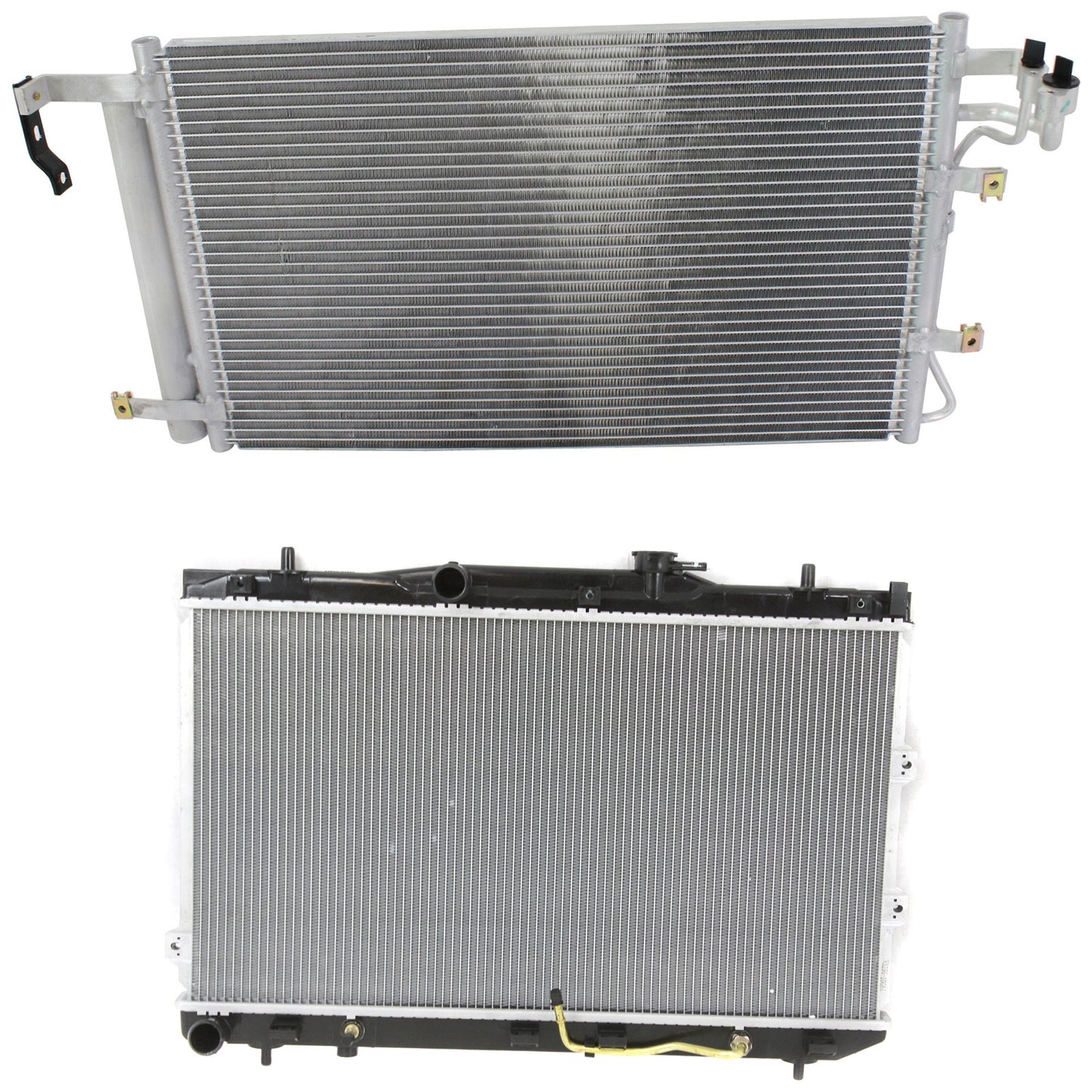 2-Piece Kit Radiator, 2.0L, 4Cyl, Includes (1) A/C Condenser and (1) Radiator