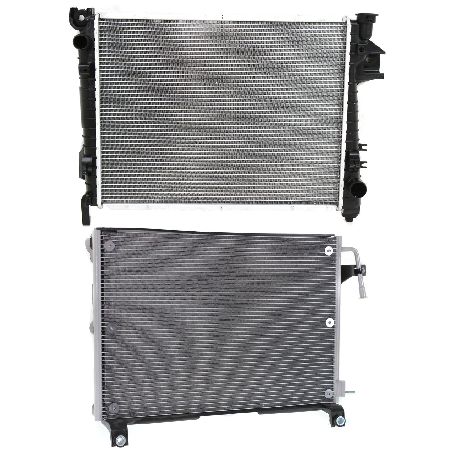 2-Piece Kit Radiator, 5.9L, 8Cyl, Includes (1) A/C Condenser and (1) Radiator