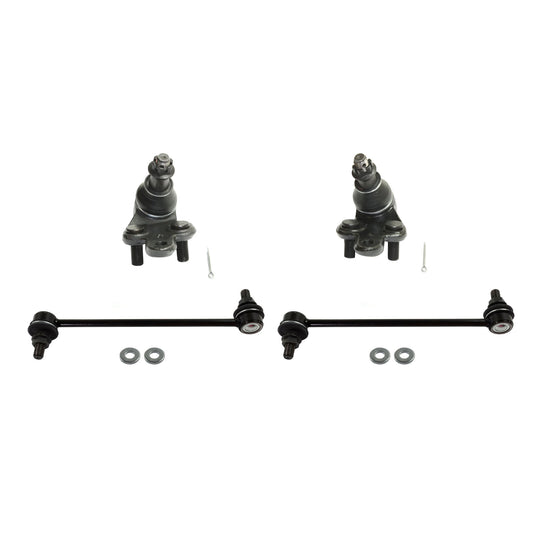 4-Piece Kit Front Suspension Kit, Includes (2) Ball Joint and (2) Sway Bar Link