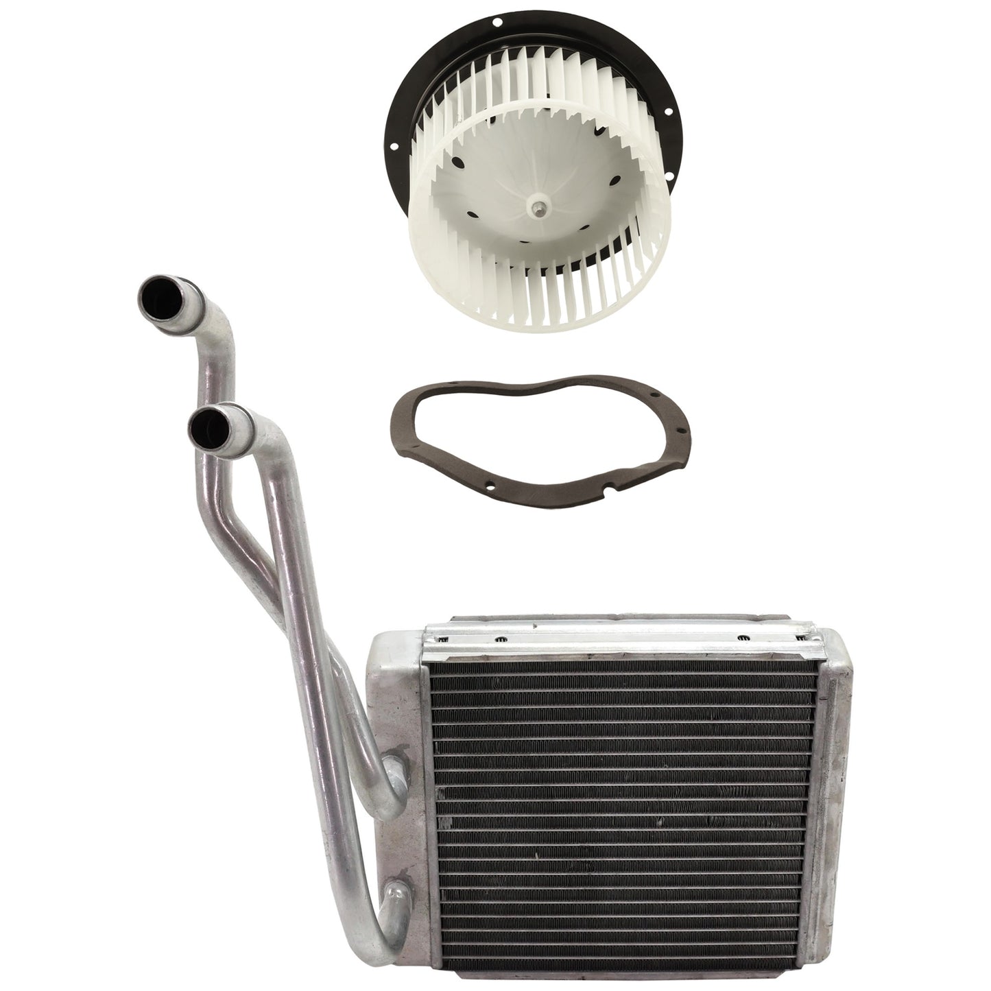 2-Piece Kit Heater Core, includes (1) Blower Motor and (1) Heater Core