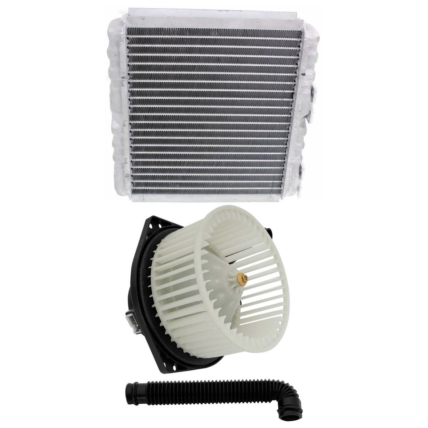 2-Piece Kit Heater Core, includes (1) Blower Motor and (1) Heater Core