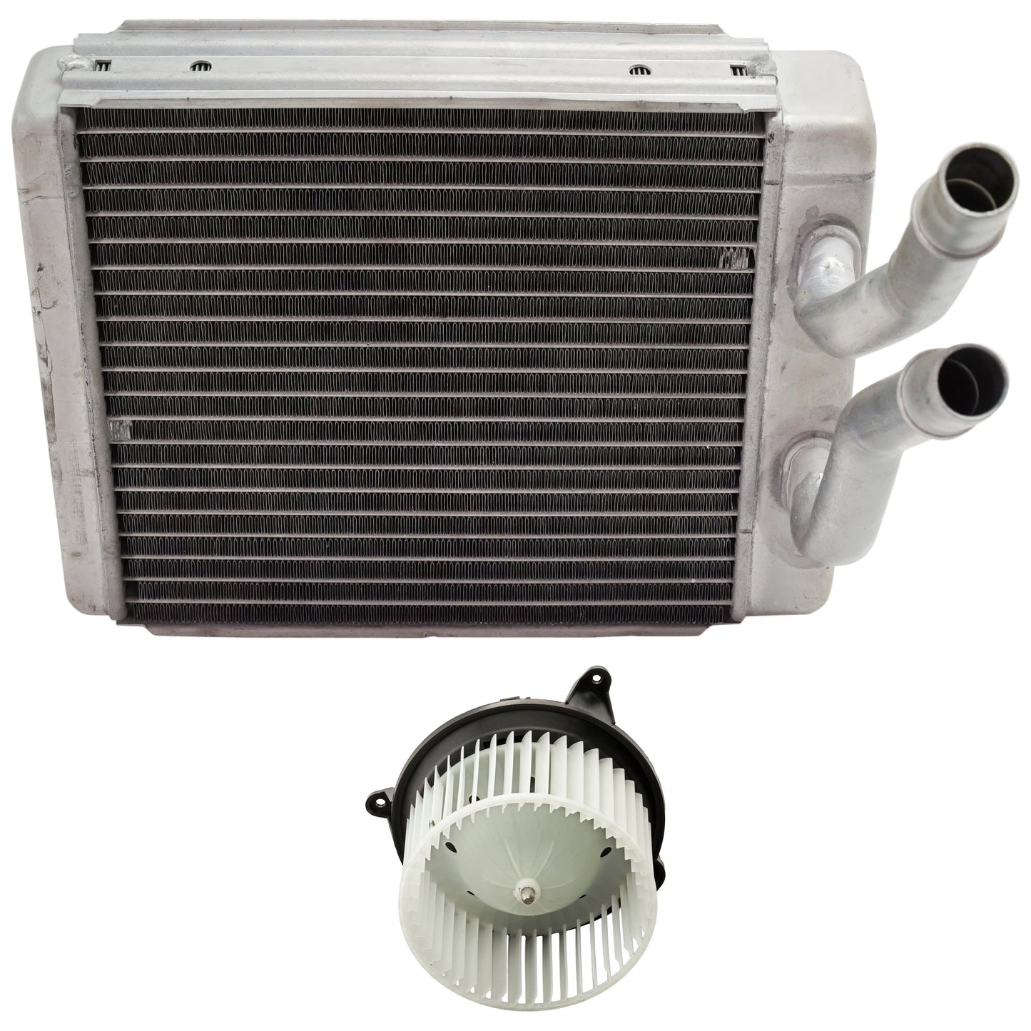 2-Piece Kit Heater Core Includes (1) Blower Motor and (1) Heater Core