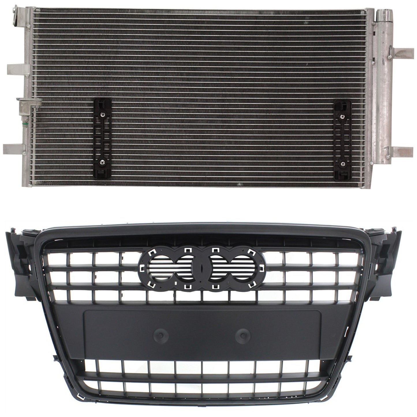 2-Piece Kit, Grille Primed, Includes (1) A/C Condenser and (1) Grille Assembly