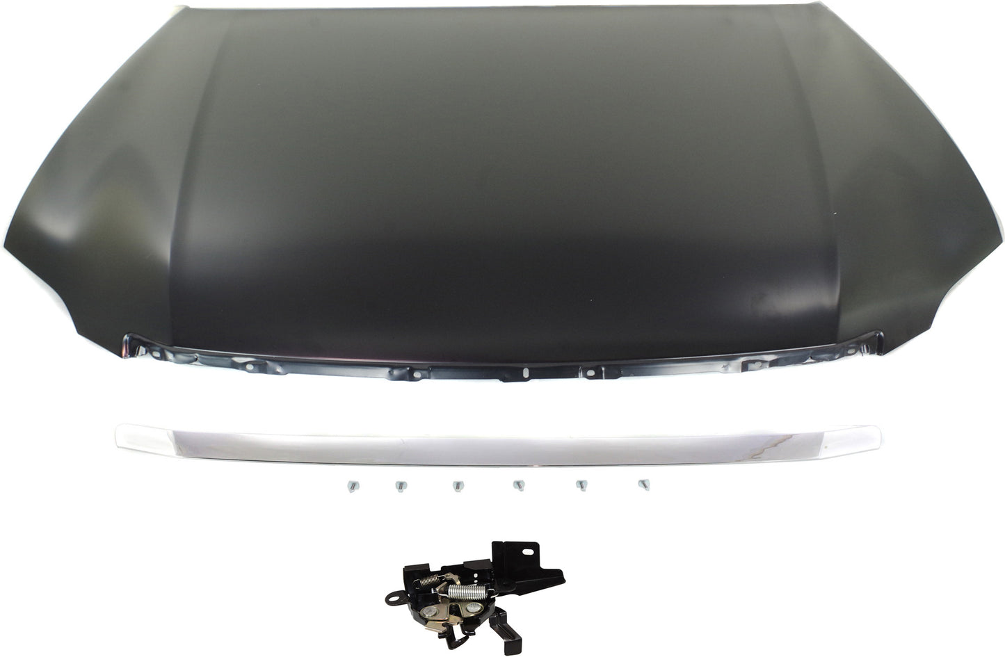3-Piece Kit Factory Style Hood, Steel, Primed, Includes (1) Hood, (1) Hood Latch, and (1) Hood Molding