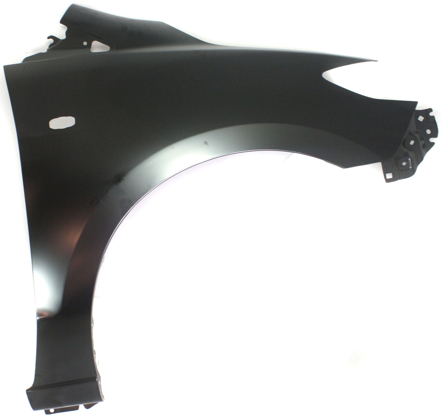 Front, Passenger Side Fender, Without Rocker Molding Holes