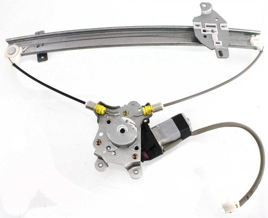 Front, Driver Side Window Regulator, Power, With Motor