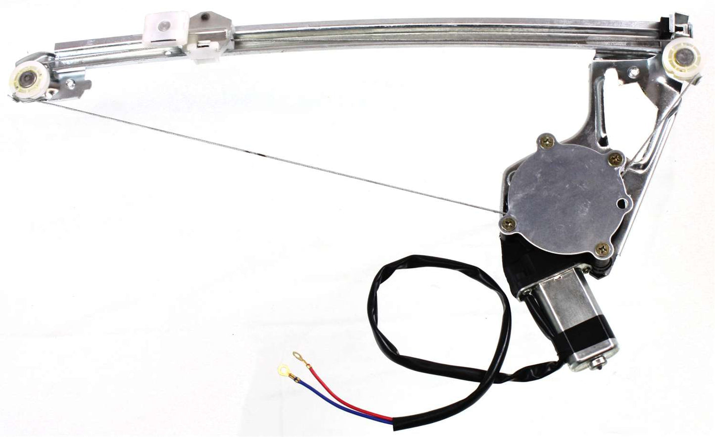 Rear, Driver Side Window Regulator, Power, With Motor