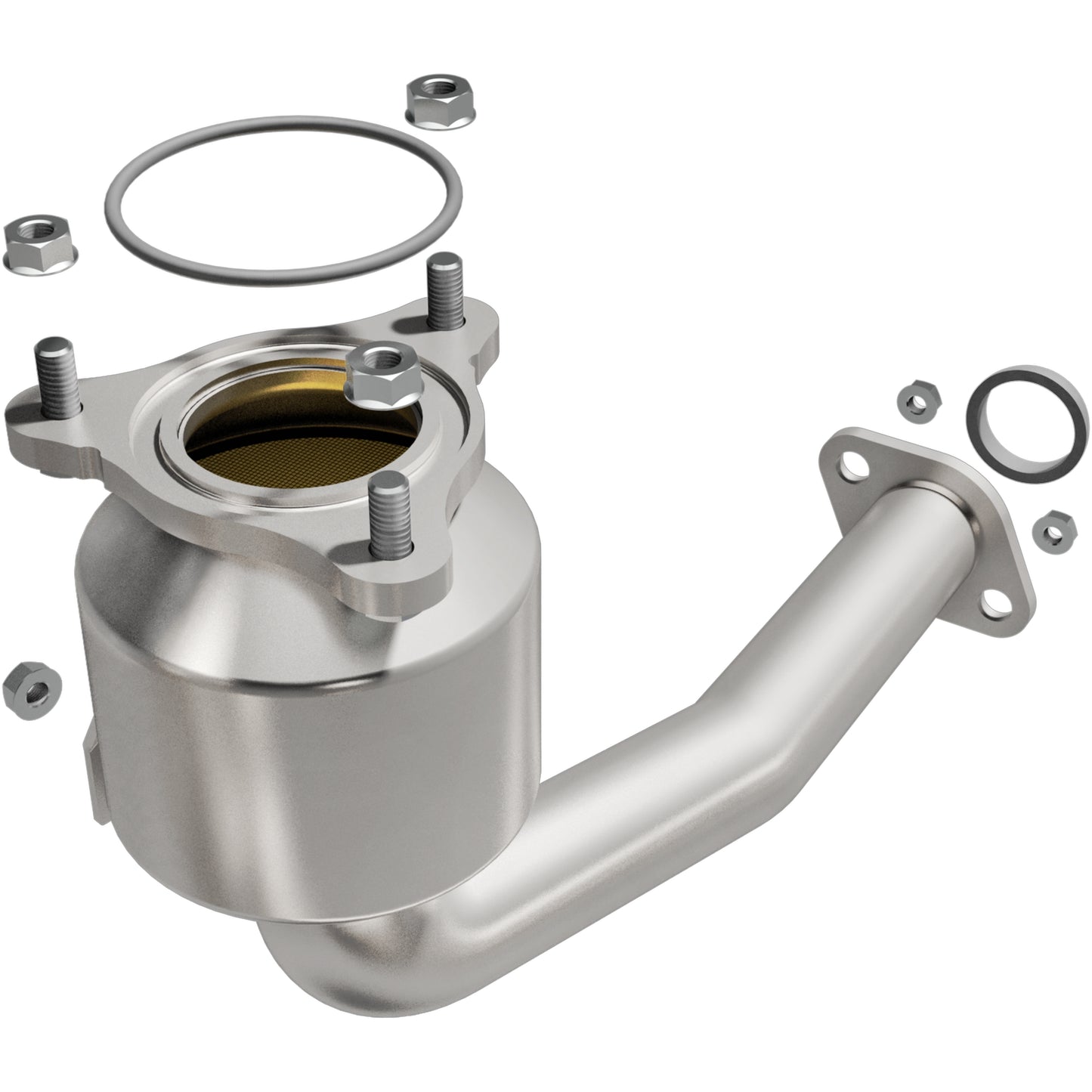 24098 Front, Driver or Passenger Side Catalytic Converter, 2.0L, 4Cyl, Federal EPA Standard, 46-State Legal (Cannot ship to CA, CO, NY or ME), HM Grade Series, Direct Fit