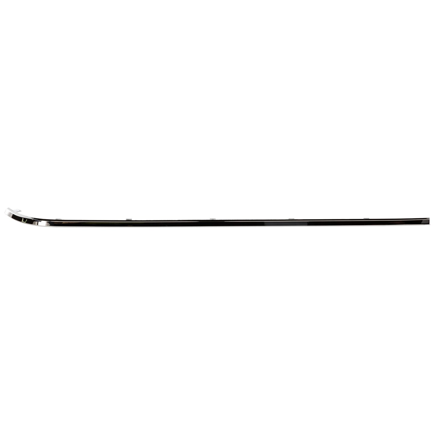 Rear, Passenger Side, Outer Bumper Trim, Chrome, Side Bumper Molding