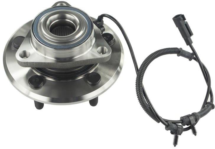 MB25309 Front, Driver or Passenger Side Wheel Hub, 5 Lugs, With Bearing, Supreme Series
