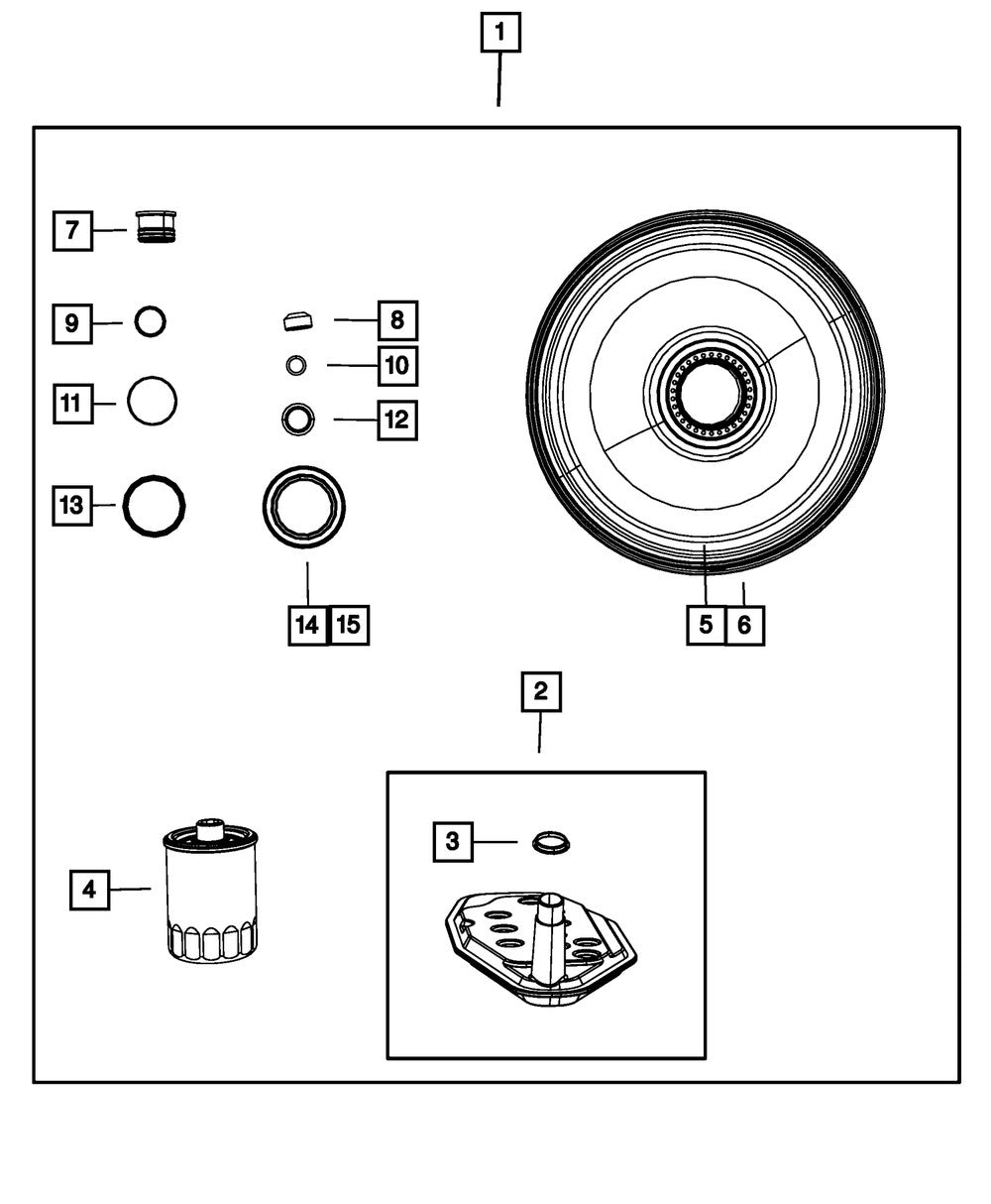 5015267AD Oil Filter - Sold individually