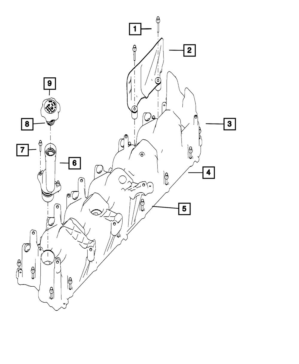 68543998AA Oil Filler Cap - Direct Fit