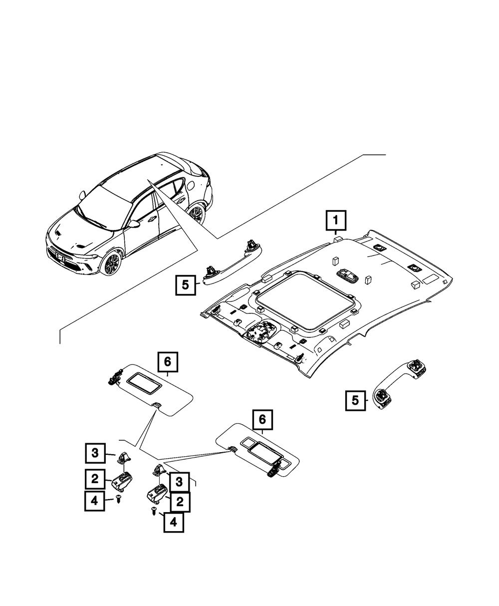 6QK48LXHAA Поручень, Sport Utility